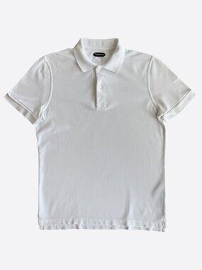 Tom Ford White Polo T-Shirt
